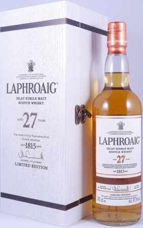 Laphroaig 27 Years Limited Edition 2017 Double Matured Islay Single Malt Scotch Whisky Cask Strength 41,7%