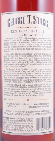 George T. Stagg 1992 15 Years Buffalo Trace Antique Collection 2007 Kentucky Straight Bourbon Whiskey 72,4%