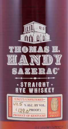 Thomas H. Handy Sazerac 2002 7 Years Buffalo Trace Antique Collection 2009 Kentucky Straight Rye Whiskey 64.5%