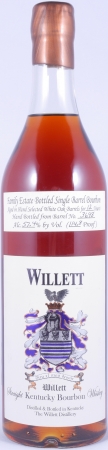 Willett 1996 12 Years Single Barrel No. 3698 Copper Wax Sealed Family Estate Rare Release Kentucky Straight Bourbon Whiskey 57,4%