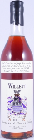 Willett 1992 16 Years Single Barrel No. 0469 Black Wax Sealed Family Estate Rare Release Kentucky Straight Bourbon Whiskey 73,5%
