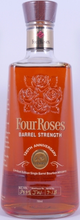 Four Roses 12 Years Single Barrel No. 7-1B 120th Anniversary Limited Edition Kentucky Straight Bourbon Whiskey 54,9%