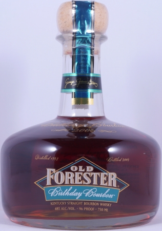 Old Forester Spring 1993 13 Years Bottled 2006 Birthday Edition 6. Release Kentucky Straight Bourbon Whiskey 48,0%