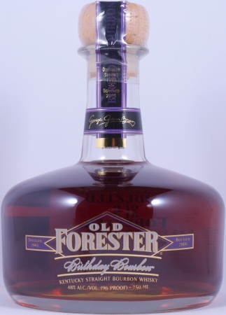 Old Forester Spring 1993 Over 8 Years Old Bottled 2005 Birthday Edition 5th Release Kentucky Straight Bourbon Whiskey 48.0%