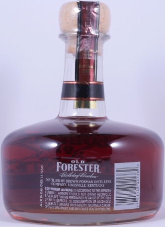 Old Forester Spring 1994 13 Years Bottled 2007 Birthday Edition 7. Release Kentucky Straight Bourbon Whiskey 47,0%