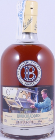 Bruichladdich 1986 19 Years First Fill Sherry Butt Cask No. 2 50th Anniversary of LMDW Islay Single Malt Scotch Whisky 46,0%
