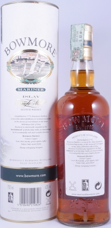 Bowmore 15 Years Mariner Islay Single Malt Scotch Whisky Seagull Label with 3 Icons 43,0%