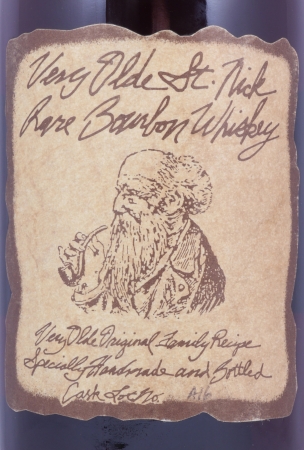 Very Olde St. Nick 20 Years Very Rare Ancient Reserve Cask Lot A16 Blue Wax Sealed Kentucky Straight Bourbon Whiskey 58,2%