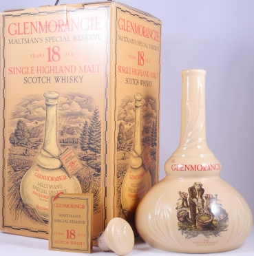 Glenmorangie 18 Years Maltmans Special Reserve Cream Pot Still Shaped Decanter Highland Single Malt Scotch Whisky 43,0%