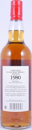 Glenfarclas 1980 32 Years Christmas Port Pipe Edition Cask No. 11074 + 11075 Highland Single Malt Scotch Whisky 45,7%