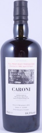 Velier Caroni 1998-2014 16 Years 32th Release Full Proof Heavy Trinidad Rum 64,5%