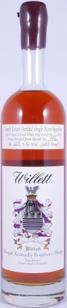 Willett 7 Years Single Barrel No. 1446 Bordeaux Wax Sealed Family Estate Rare Release Kentucky Straight Bourbon Whiskey 62,8%
