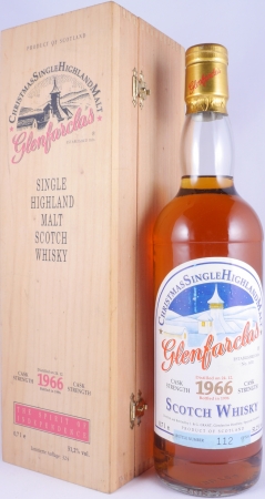 Glenfarclas 1966 29 Years Sherry Cask No. 6551 Christmas Edition Highland Single Malt Scotch Whisky Cask Strength 51.2%