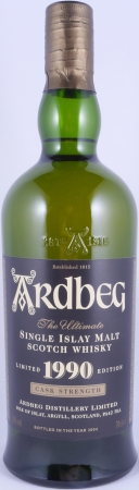 Ardbeg 1990 13 Years Limited Special Release Islay Single Malt Scotch Whisky No Back Label Cask Strength 55,0%