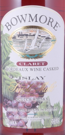 Bowmore Claret Bordeaux Wine Casked Limited Edition Islay Single Malt Scotch Whisky Cask Strength 56,0%