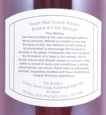 Port Ellen 1981 19 Years Refill Sherry Butt Cask No. 1550 The Bottlers Islay Single Malt Scotch Whisky Cask Strength 59.4%