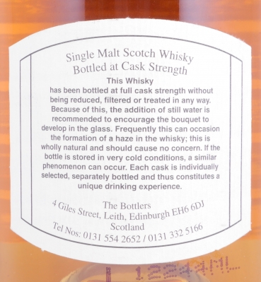 Talisker 1975 25 Years Refill Sherry Hogshead Cask No. 3727 Isle of Skye Single Malt Scotch Whisky Cask Strength 55,0%