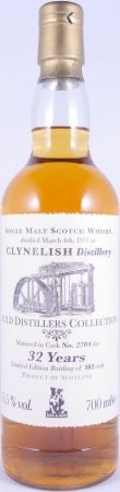 Clynelish 1971 32 Years Oak Cask No. 2704 Jack Wiebers Auld Distillers Collection Highland Single Malt Scotch Whisky 55.5%