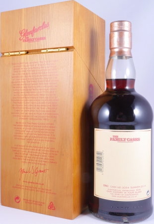 Glenfarclas 1961 53 Years The Family Casks Summer 2014 1st Fill Sherry Hogshead Cask No. 3054 Highland Single Malt Scotch Whisky 44.2%