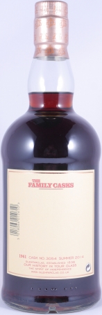 Glenfarclas 1961 53 Years The Family Casks Summer 2014 1st Fill Sherry Hogshead Cask No. 3054 Highland Single Malt Scotch Whisky 44.2%