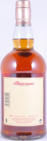 Glenfarclas 1991 26 Years The Family Casks First Fill Sherry Butt Cask No. 209 Highland Single Malt Scotch Whisky 57,0%