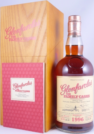 Glenfarclas 1996 21 Years The Family Casks First Fill Sherry Butt Cask No. 1498 Highland Single Malt Scotch Whisky 52,4%