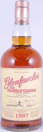 Glenfarclas 1997 20 Years The Family Casks 1st Fill Sherry Butt Cask No. 453 Highland Single Malt Scotch Whisky 54.9%