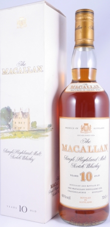 Macallan 10 Years Sherry Wood Highland Single Malt Scotch Whisky 40.0%