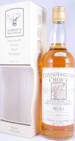 Brora 1972 21 Years Gordon und MacPhail Connoisseurs Choice Gold Screw Cap Highland Single Malt Scotch Whisky 40,0%