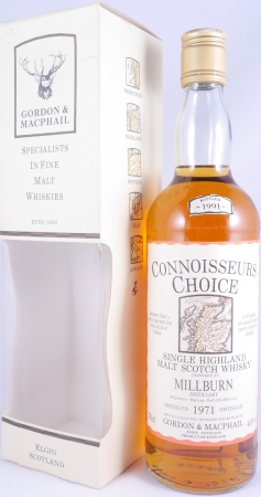 Millburn 1971 20 Years Gordon und MacPhail Connoisseurs Choice Highland Single Malt Scotch Whisky 40,0%