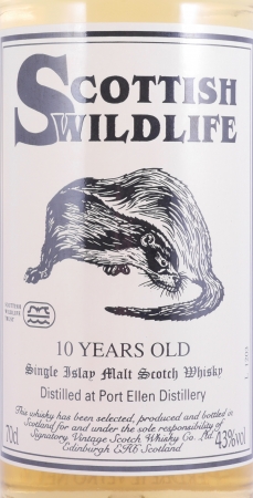 Port Ellen 1983 10 Years Scottish Wildlife Signatory Vintage Islay Single Malt Scotch Whisky 43.0%