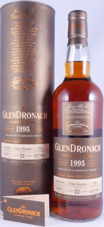 Glendronach 1995 22 Years Pedro Ximenez Sherry Puncheon Cask No. 3054 Highland Single Malt Scotch Whisky 48,9%