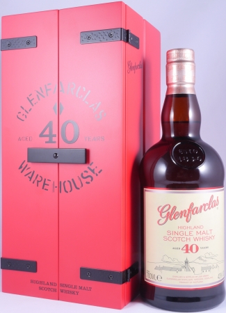 Glenfarclas 40 Years Oloroso Sherry Casks Warehouse Limited Edition Release 2017 Highland Single Malt Scotch Whisky 43.0%