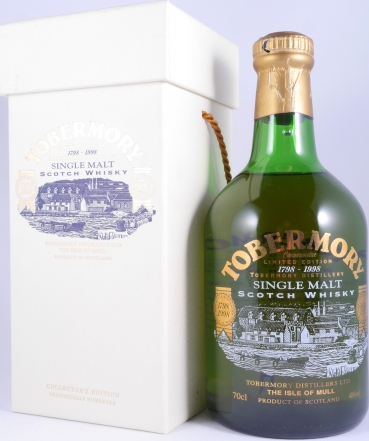 Tobermory Commemorative 200th Anniversary 1798-1998 Collectors Edition Island Single Malt Scotch Whisky 40,0%