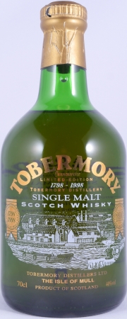 Tobermory Commemorative 200th Anniversary 1798-1998 Collectors Edition Island Single Malt Scotch Whisky 40,0%