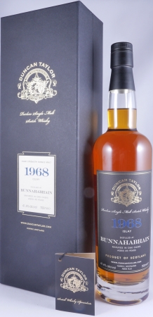Bunnahabhain 1968 40 Years Oak Cask No. 11570 Duncan Taylor Peerless Cask Strength Rare Auld Edition Islay Single Malt Scotch Whisky 41,6%