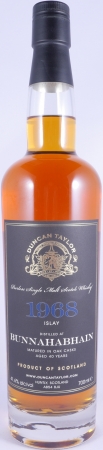 Bunnahabhain 1968 40 Years Oak Cask No. 11570 Duncan Taylor Peerless Cask Strength Rare Auld Edition Islay Single Malt Scotch Whisky 41,6%