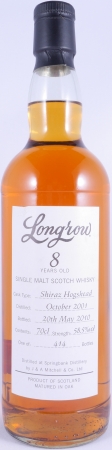 Longrow 2001 8 Years Shiraz Hogshead Campbeltown Single Malt Scotch Whisky Cask Strength 58.5%