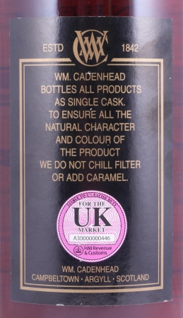 Longrow 2001 12 Years Sherry Cask Cadenhead Campbeltown Single Malt Scotch Whisky Cask Strength 53.1%