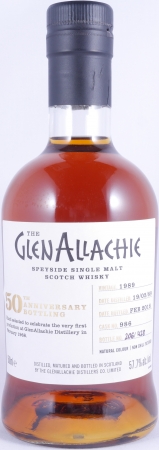 GlenAllachie 1989 28 Years Sherry Butt Cask No. 986 50th Anniversary Special Release Speyside Single Malt Scotch Whisky 57,7%