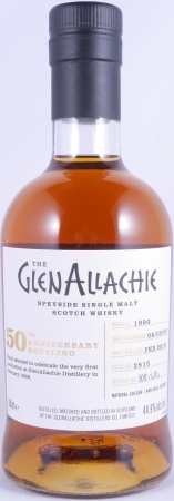 GlenAllachie 1990 27 Years Sherry Butt Cask No. 2515 50th Anniversary Special Release Speyside Single Malt Scotch Whisky 44,9%