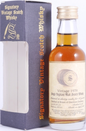 Braes of Glenlivet 1979 16 Years Sherry Butt No. 16045 Miniature Highland Single Malt Scotch Whisky 59,0%