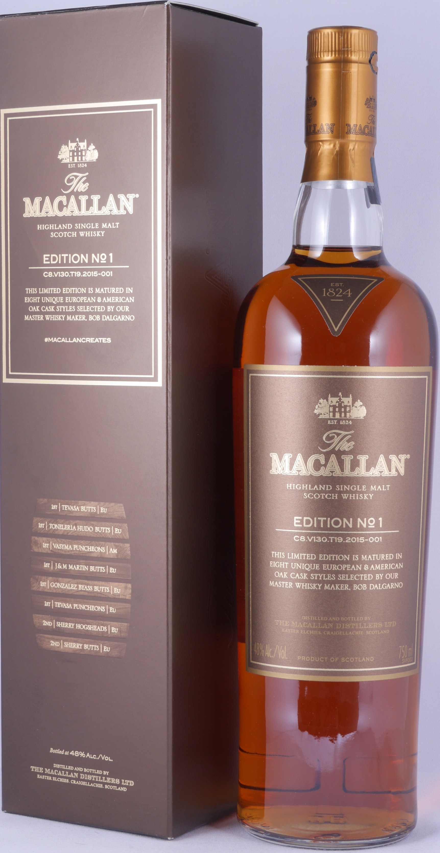 Macallan Edition No 1 Highland Single Malt Scotch Whisky 48 0 Vol Bei Amcom Sicher Online Bestellen
