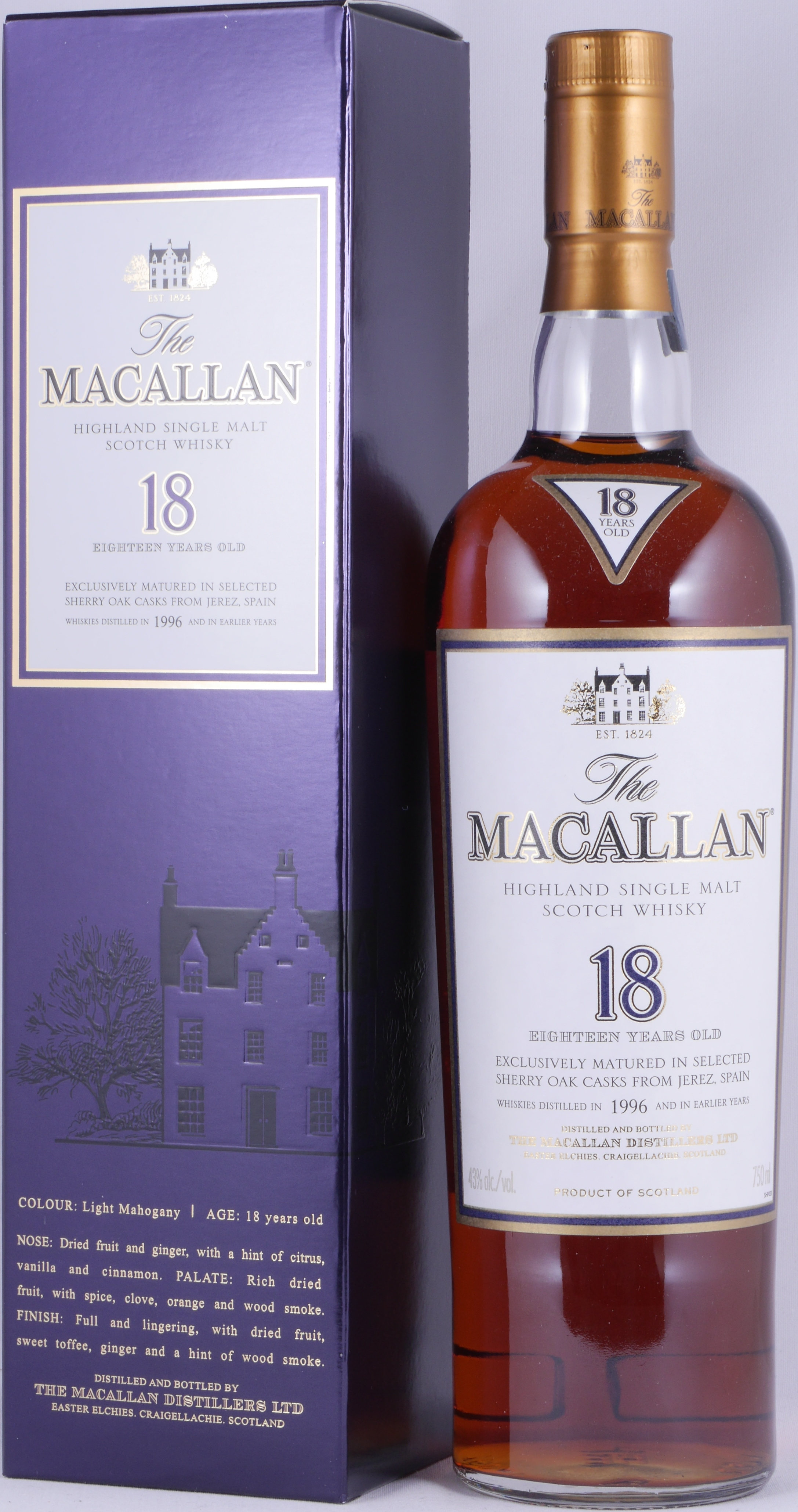 Buy The Macallan 18 Year Old Sherry Oak Online