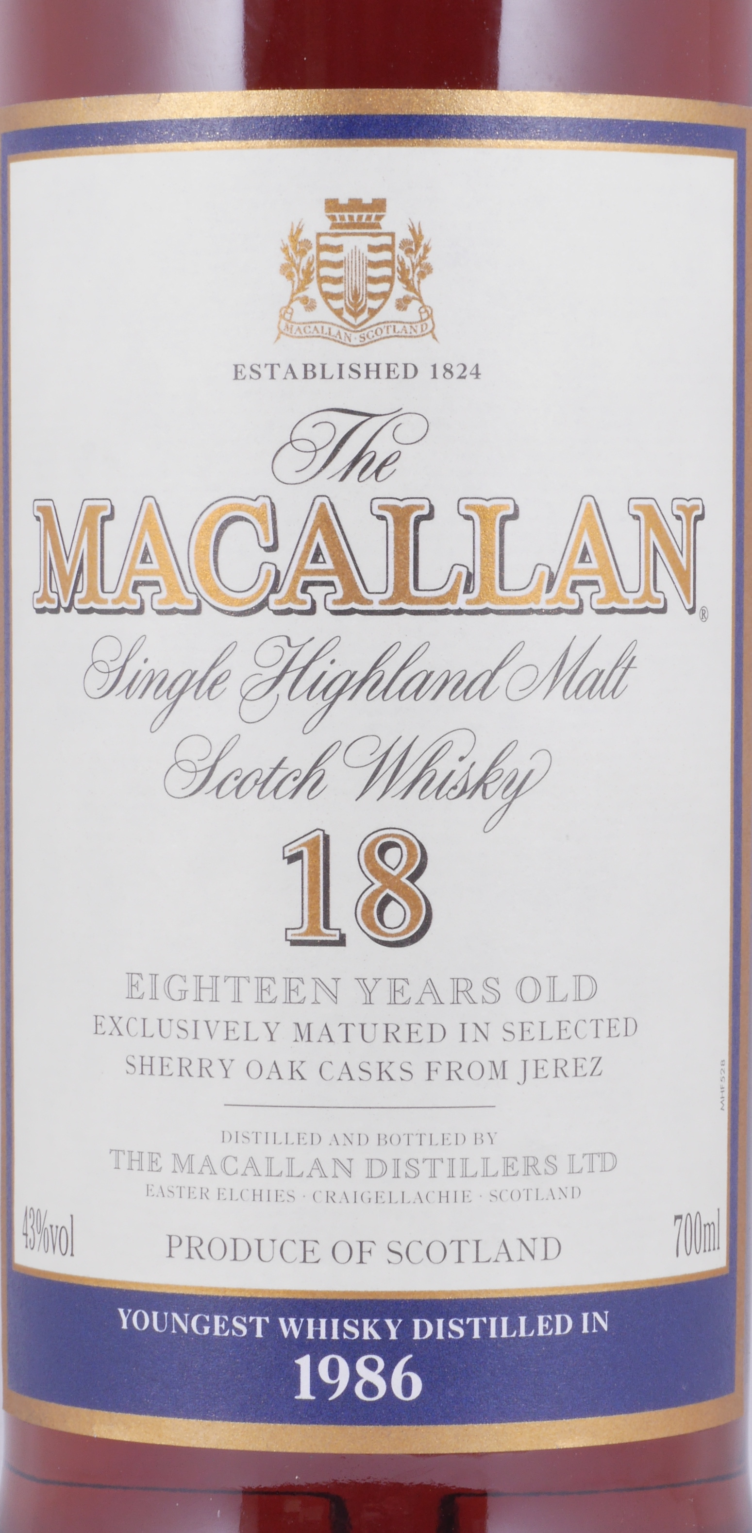 Buy Macallan 1986 18 Year Sherry Oak Scotch Whisky online