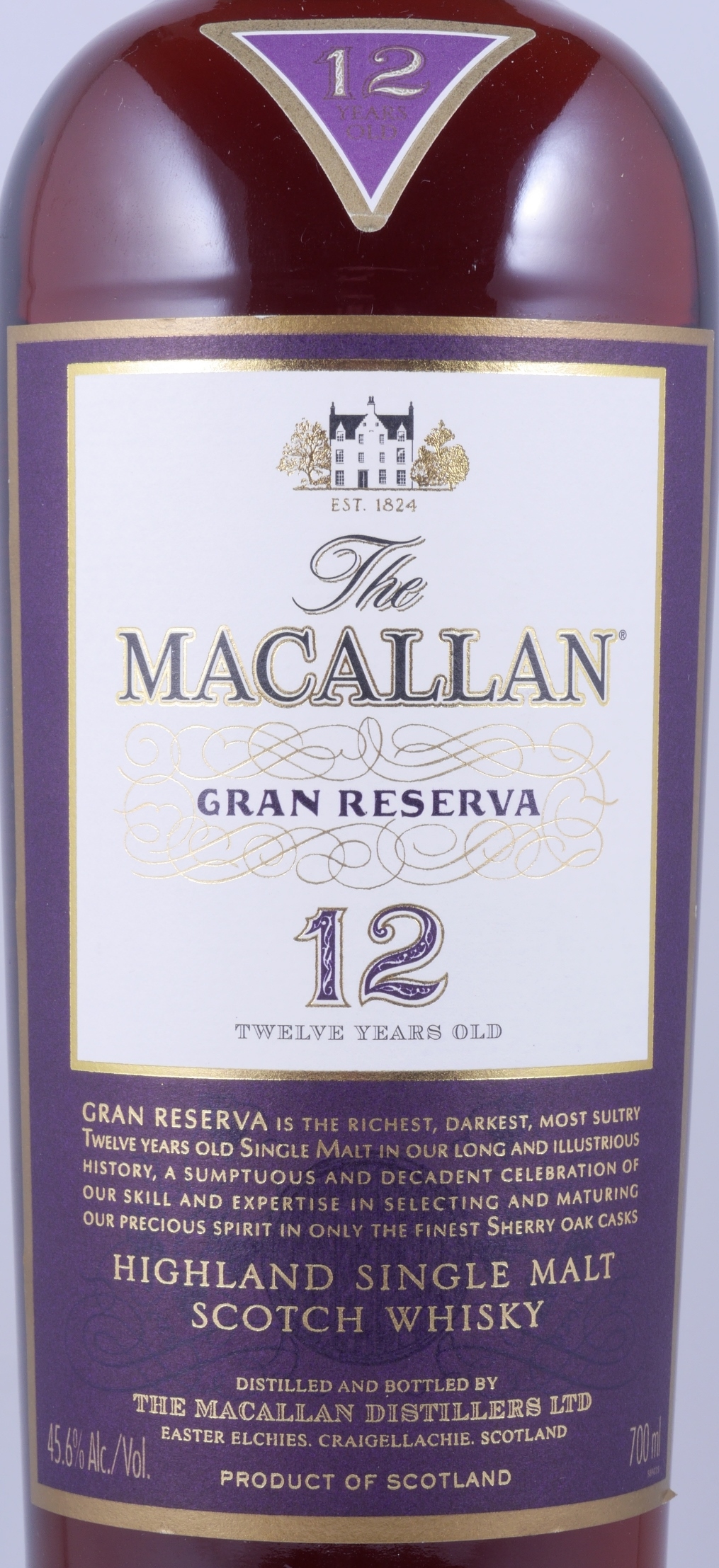 Buy Macallan Gran Reserva 12 Years Highland Single Malt Scotch Whisky 45 6 Vol At Amcom Secure Online
