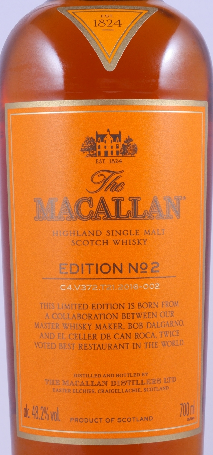 Buy Macallan Edition No 2 El Celler De Can Roca Highland Single Malt Scotch Whisky 48 2 Vol At Amcom Secure Online