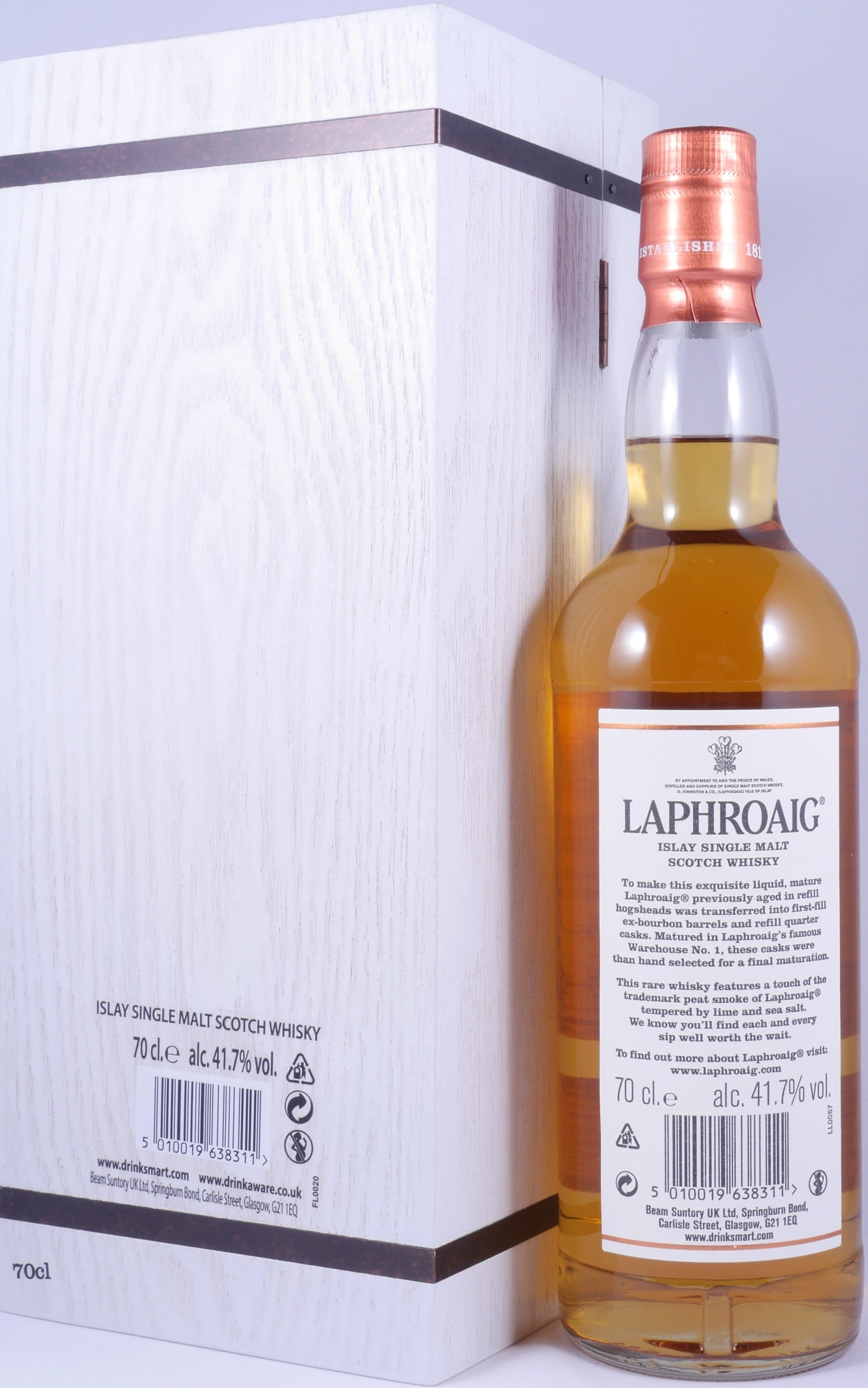 Buy Laphroaig 27 Years old limited Edition 2017 Double Matured Islay Single Malt Scotch Whisky Cask Strength 41.7 ABV at AmCom secure online