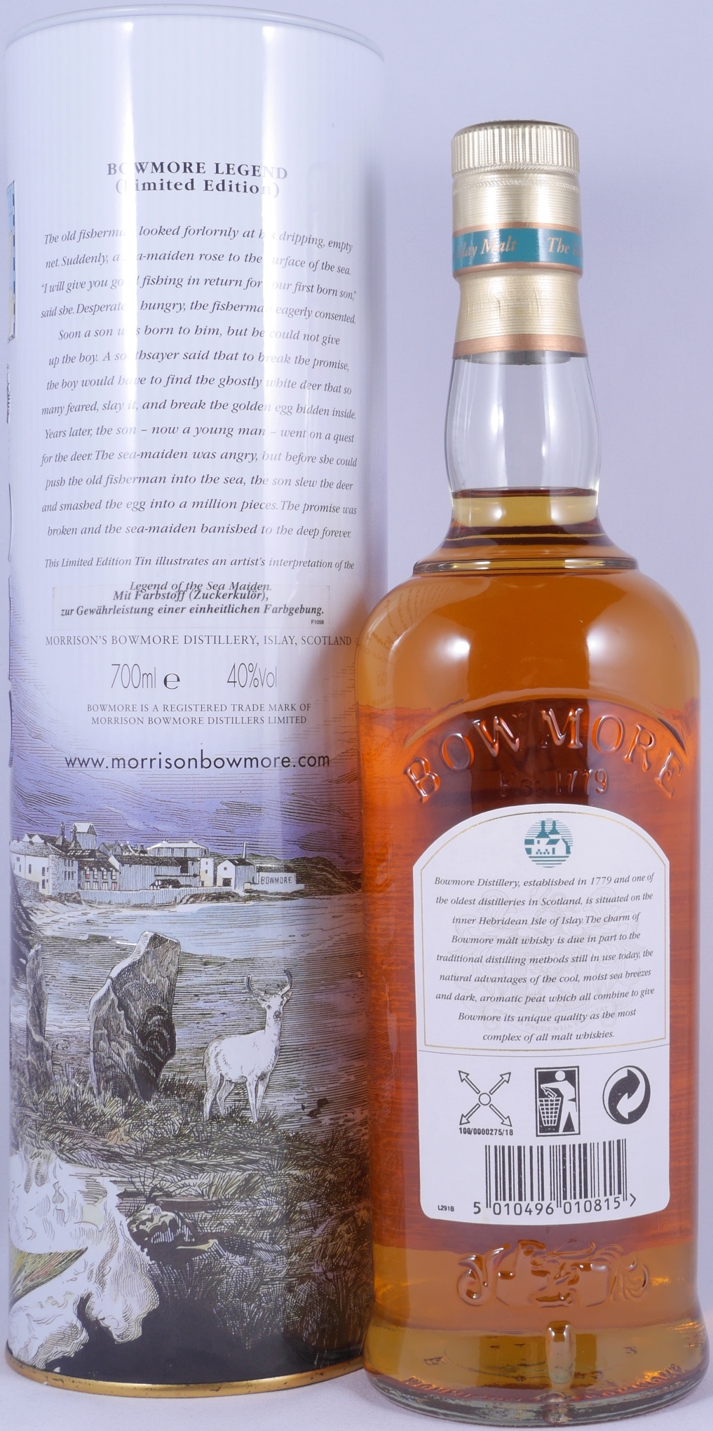 Bowmore Legend of the Sea Maiden Limited Edition 8. Release Islay Single Malt Scotch Whisky 40,0%