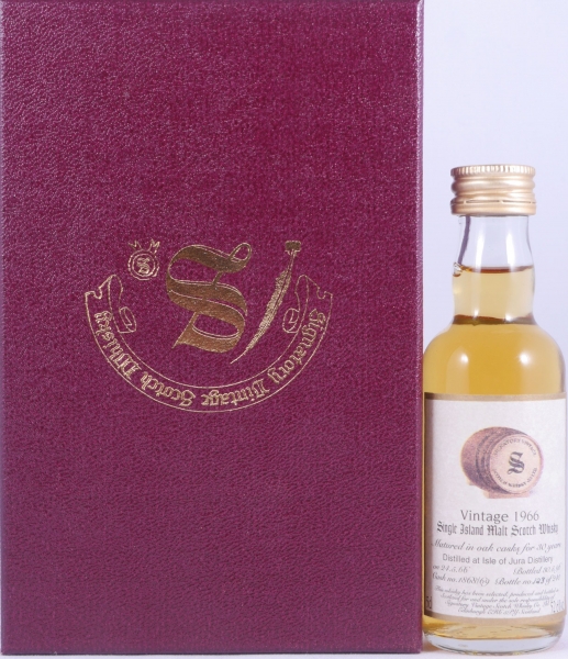Isle of Jura 1966 30 Years Oak Cassk No. 1868/69 Signatory Vintage Miniatur Island Single Malt Scotch Whisky 52,6%